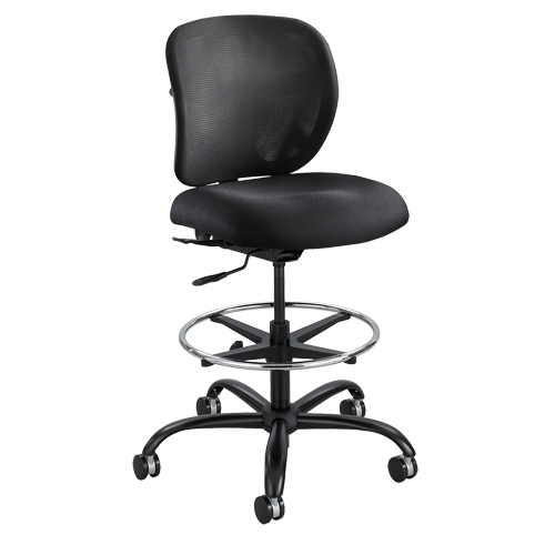 Tabouret robuste Vue, Nylon, Noir, Capacit&eacute; 350 lb OSI Industrial Sales
