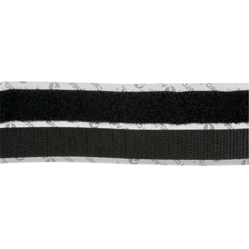 Attache, Boucle et crochet, 15' x 3/4", Adh&eacute;sif, Noir OSI Industrial Sales