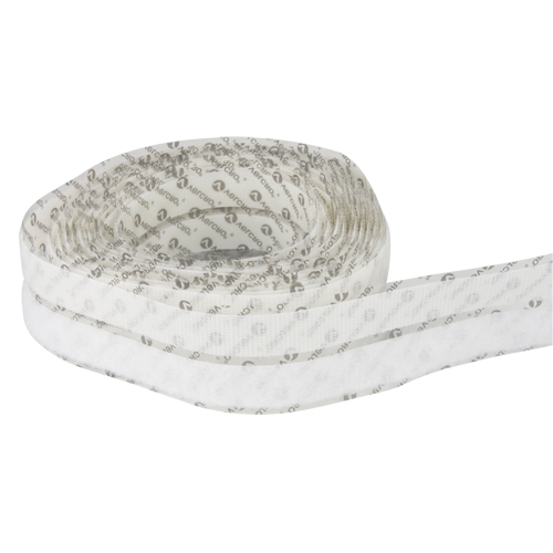 Attache, Boucle et crochet, 15' x 3/4", Adh&eacute;sif, Blanc OSI Industrial Sales