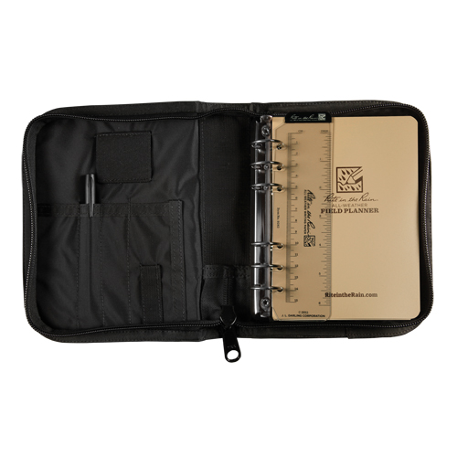 Trousse de d&eacute;part pour planificateur de terrain, Couverture souple, Noir, 0 Pages, 4-5/8" , 7"  OSI Industrial Sales