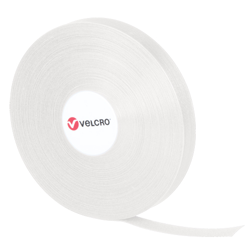 QWIK Fastener Ties, Hook & Loop, 25 yds x 3/4", Self-Grip, White OSI Industrial Sales