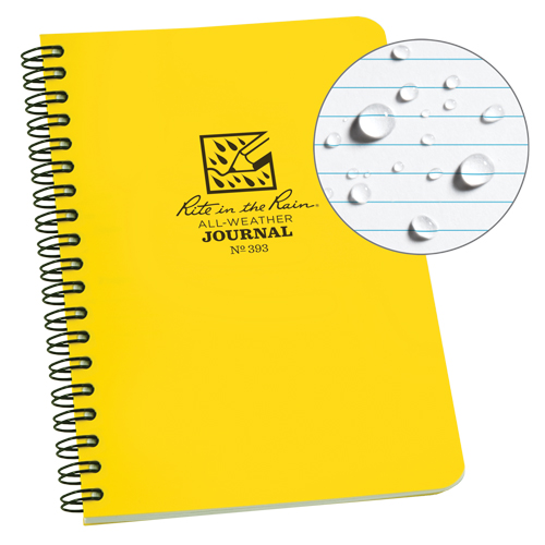 Side-Spiral Notebook, Soft Cover, Yellow, 64 Pages, 4-5/8" W x 7" L OSI Industrial Sales