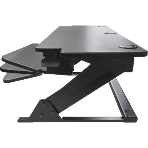 Goya Sit-Stand Workstation, Desktop Unit, 20" H x 42" W x 16" D, Black OSI Industrial Sales