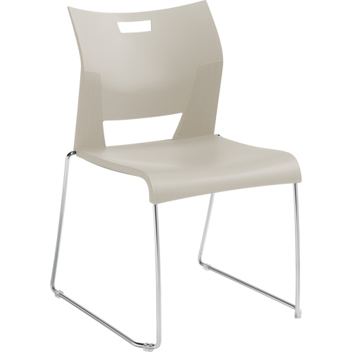 Chaise de formation sans bras Duet, Plastique, Hauteur 33-1/4", Capacit&eacute; 350 lb, Blanc OSI Industrial Sales