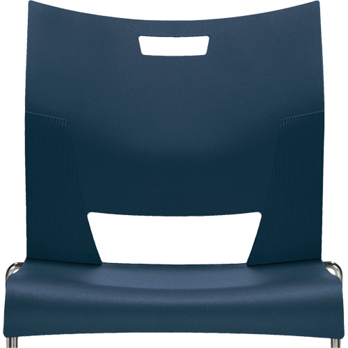 Chaise de formation sans bras Duet, Plastique, Hauteur 33-1/4", Capacit&eacute; 350 lb, Bleu OSI Industrial Sales