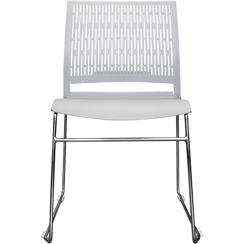 Chaises empilables s&eacute;rie Activ, Polypropyl&egrave;ne, Hauteur 32-3/8", Capacit&eacute; 275 lb, Gris OSI Industrial Sales