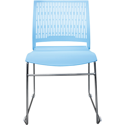 Activ Series Stacking Chairs, Polypropylene, 32-3/8" High, 275 lbs. Capacity, Blue OSI Industrial Sales
