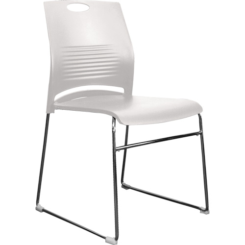Activ Series Stacking Chairs, Plastic, 23" High, 275 lbs. Capacity, White OSI Industrial Sales