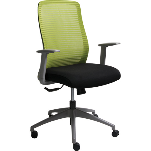 Era Series Adjustable Office Chair, Fabric/Mesh, Green, 275 lbs. Capacity OSI Industrial Sales