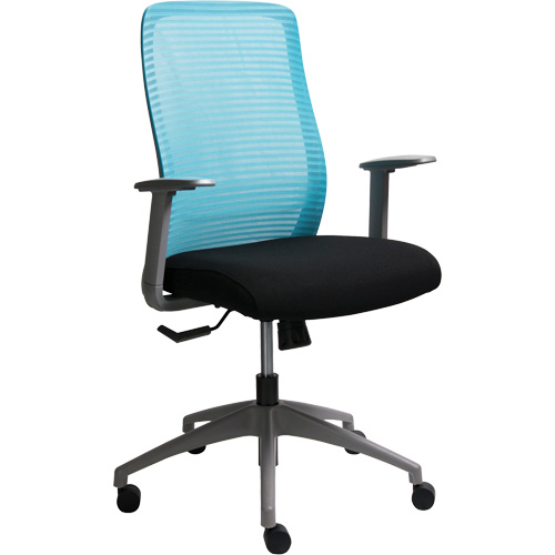 Era Series Adjustable Office Chair, Fabric/Mesh, Blue, 275 lbs. Capacity OSI Industrial Sales