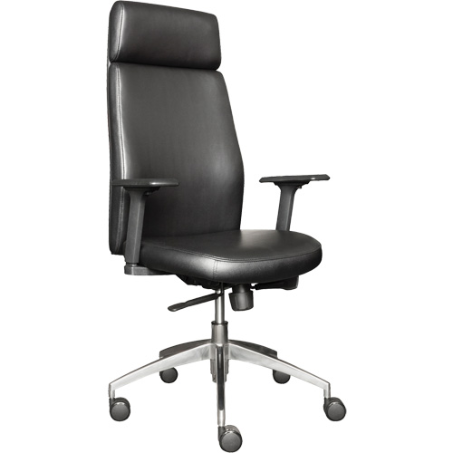 Fauteuil de cadre &agrave; dossier &eacute;lev&eacute; s&eacute;rie Activ, Polyur&eacute;thane/Vinyle, Noir, Capacit&eacute; 275 lb OSI Industrial Sales