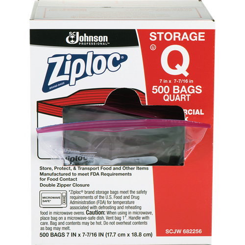 Ziploc&reg; Double Zip Food Storage Bags OSI Industrial Sales