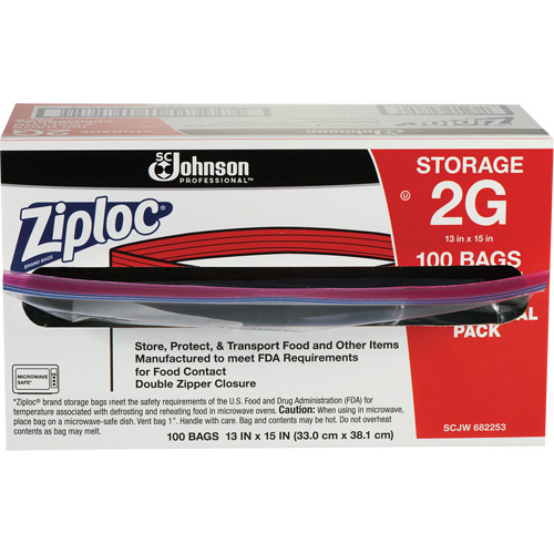 Ziploc&reg; Double Zip Food Storage Bags OSI Industrial Sales