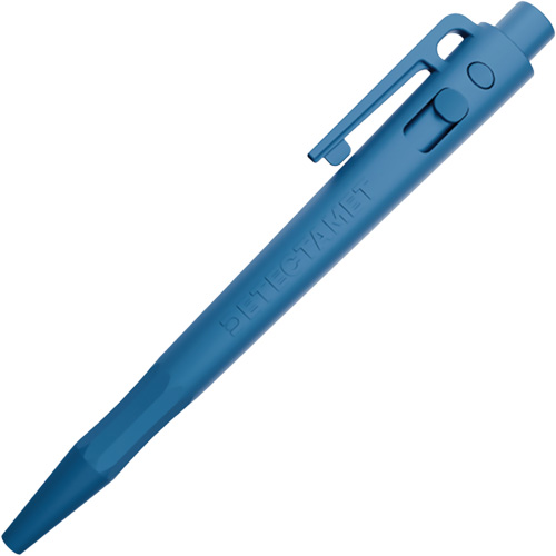Stylo d&eacute;tectable aux rayons X et par les d&eacute;tecteurs de m&eacute;tal, Bleu, R&eacute;tractable OSI Industrial Sales