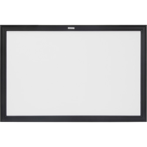 Black MDF Frame Whiteboard, Dry-Erase/Magnetic, 36" W x 24" H OSI Industrial Sales