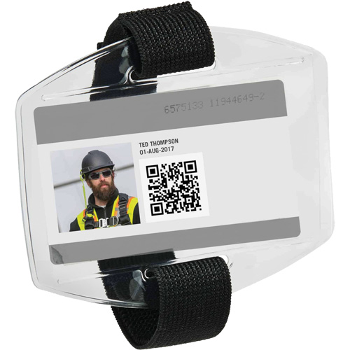 Squids&reg; 3386 Vinyl Armband ID Badge Holder OSI Industrial Sales