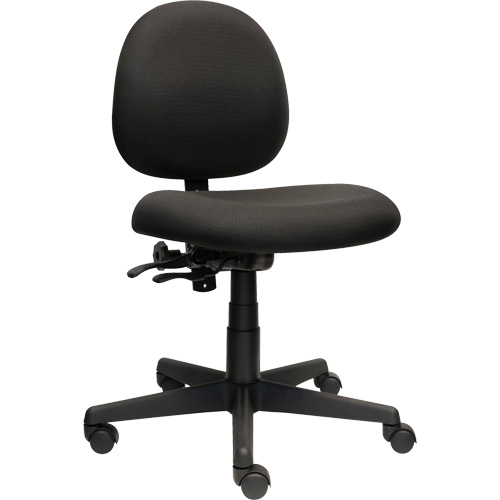 Aspen Low Back Posture Task Chair, Fabric, Black, 275 lbs. Capacity OSI Industrial Sales