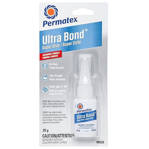 Ultra Bond Fast Drying Super Glue Adhesive, 20 g, Bottle, Clear OSI Industrial Sales