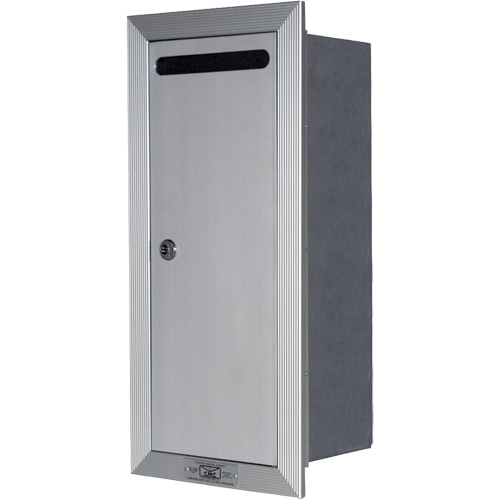 Recessed Collection Box, Wall -Mounted, 16-3/16" x 6-3/8", Aluminum OSI Industrial Sales