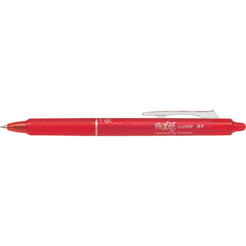 Frixion Point Clicker Pen, Red, 0.7 mm, Retractable OSI Industrial Sales