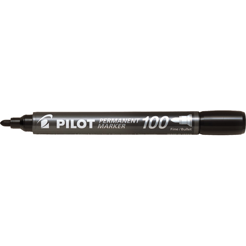 Marqueur permanent Pilot 100, Ronde, Noir OSI Industrial Sales