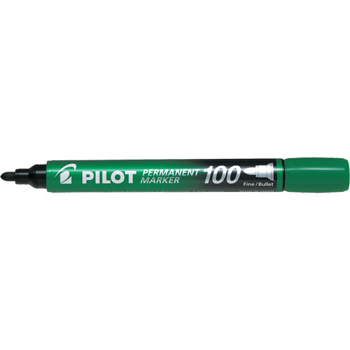 Marqueur permanent s&eacute;rie 100, Vert, Pointe Ronde OSI Industrial Sales