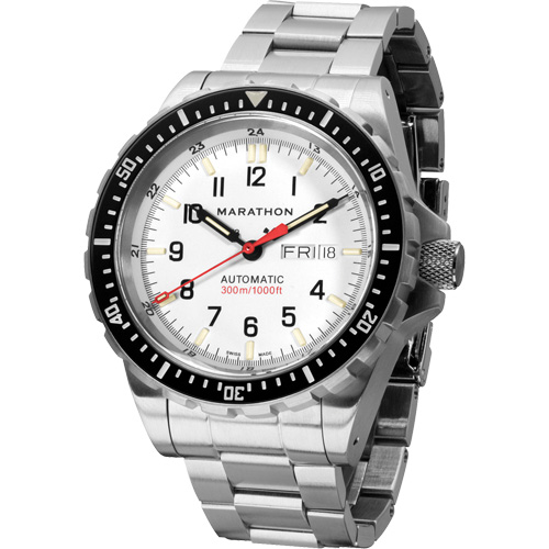 Arctic Edition Jumbo Day/Date Automatic with Stainless Steel Bracelet, Digital, Battery Operated, 46 mm, Silver OSI Industrial Sales