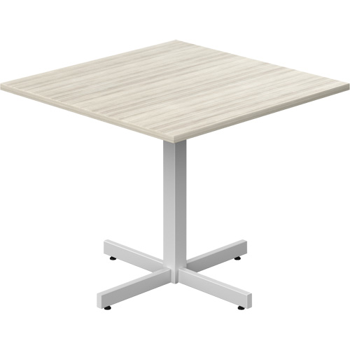 Newland Height-Adjustable Square Table, 36" L x 36" W x 29" H, 1" Top, Laminate, Tan OSI Industrial Sales