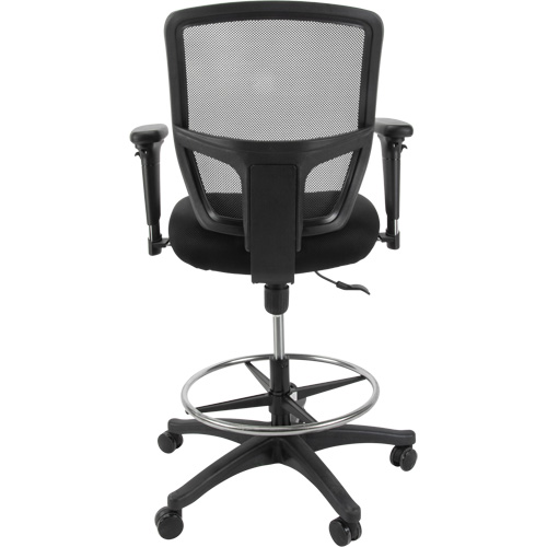 Tabouret de travail en maille, Mobile, Ajustable Hauteur, Capacit&eacute; 450 lb OSI Industrial Sales
