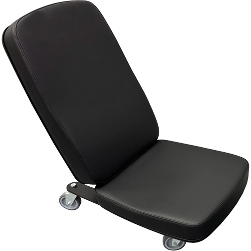 Mini chaise industrielle FLEX, Vinyle, Noir, Capacit&eacute; 280 lb OSI Industrial Sales
