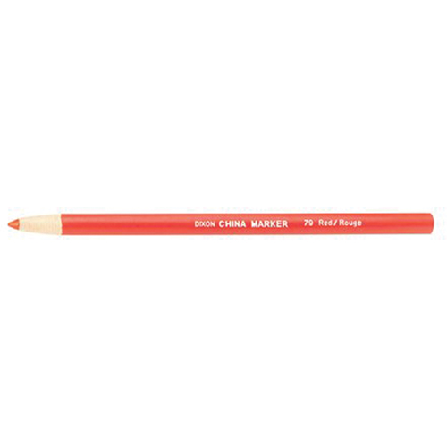 Marqueur gras Dixon rouge, Rouge OSI Industrial Sales