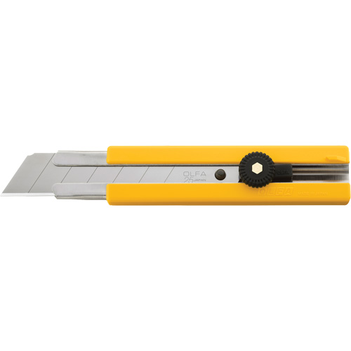 Knife, 25 mm, Carbon Steel, Heavy-Duty, Plastic Handle OSI Industrial Sales