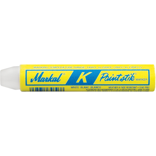 M Paintstik&reg; Paint Marker for Heat Treating, Solid Stick, White OSI Industrial Sales