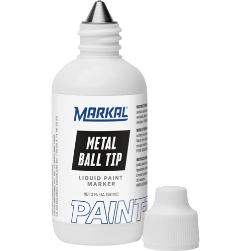 Paint-Riter avec pointe en bille m&eacute;tallique, Liquide, Noir OSI Industrial Sales
