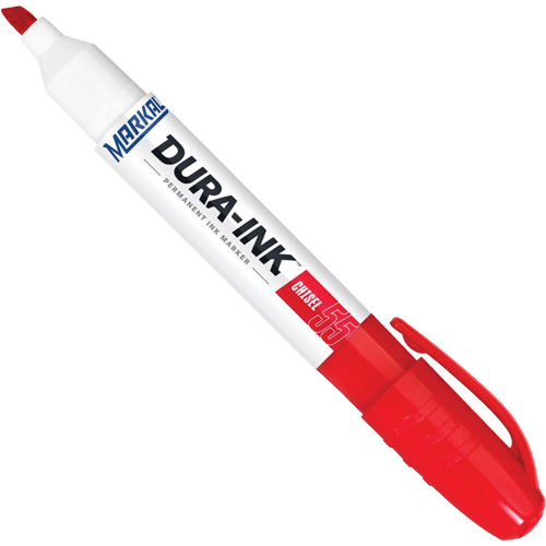 Dura-Ink&reg; Marker #55, Red, Chisel Tip OSI Industrial Sales