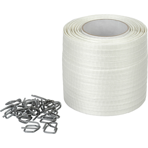 Feuillard en cordon tiss&eacute;, Polyester, 1/2" la x 750' lo OSI Industrial Sales