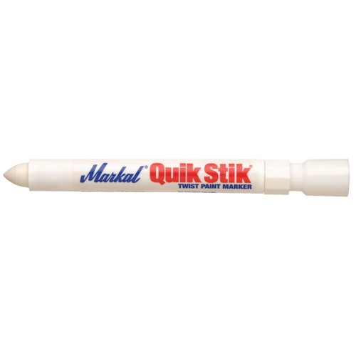 Quik Stik&reg; Twist-Up Paint Markers, Solid Stick, White OSI Industrial Sales