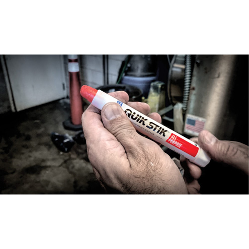 Quik Stik&reg; Twist-Up Paint Markers, Solid Stick, White OSI Industrial Sales