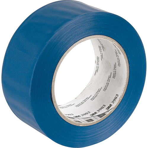 Rubans adh&eacute;sifs en vinyle 3903, 50 mm (2") la x 45,5 m (149,25') lo, 6,3 mils, Bleu OSI Industrial Sales