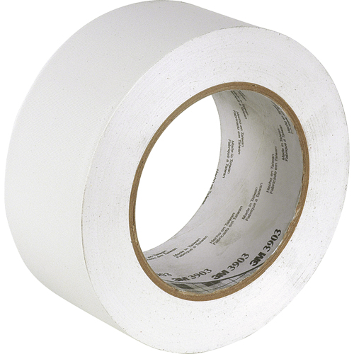 Rubans adh&eacute;sifs en vinyle 3903, 50 mm (2") la x 45,5 m (149,25') lo, 6,3 mils, Blanc OSI Industrial Sales