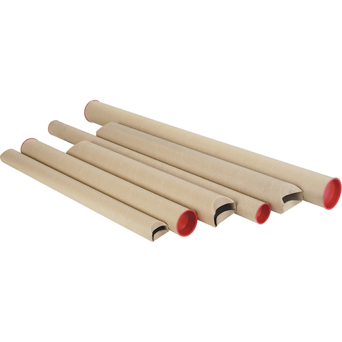 Tubes postaux Snap-Seal, Ronde, 3" la x 18" lo OSI Industrial Sales