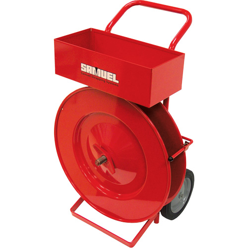 Strapping Dispenser, Polyester/Steel/Polypropylene Straps, 16" Core Dia., 2.875" Roll Width OSI Industrial Sales
