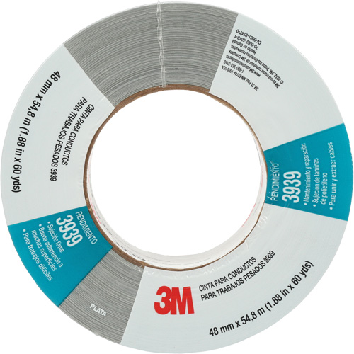 Ruban adh&eacute;sif 3939, 9 mils, Argent, 48 mm (2") x 55 m (180') OSI Industrial Sales