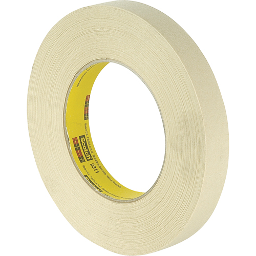 Scotch&reg; Performance 231 Masking Tape, 18 mm (3/4") x 55 m (180'), Tan OSI Industrial Sales