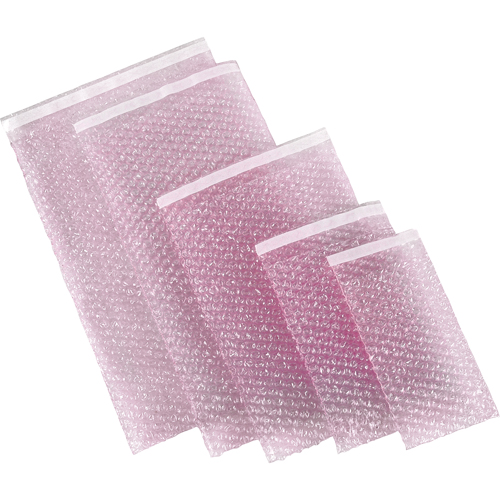 E-Z Seal Bubble Pouches, 4" W x 7.5" L OSI Industrial Sales