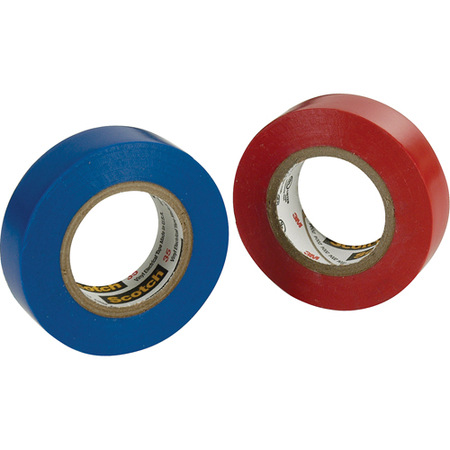 Scotch&reg; 35 Colour Coded Tape, 12.7 mm (1/2") x 20.1 m (66'), Blue, 7 mils OSI Industrial Sales