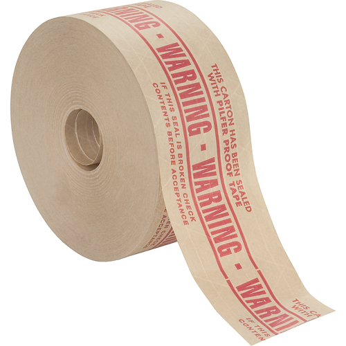 Pre-Printed Gummed Tapes, 72 mm (2-4/5") x 137 m (449.475'), Kraft OSI Industrial Sales