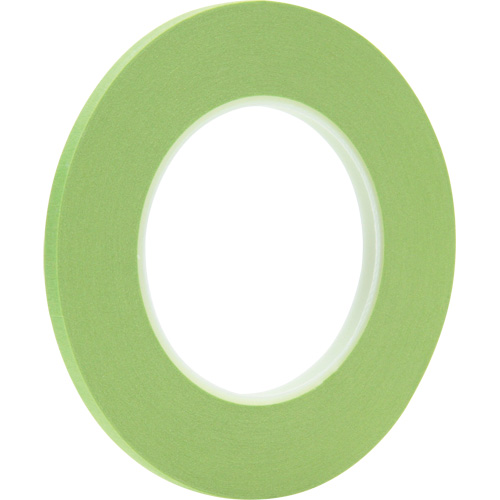 Scotch&reg; 233 Masking Tape, 6 mm (1/4") x 55 m (180'), Green OSI Industrial Sales