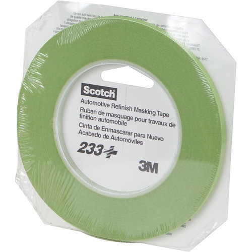 Scotch&reg; 233 Masking Tape, 6 mm (1/4") x 55 m (180'), Green OSI Industrial Sales