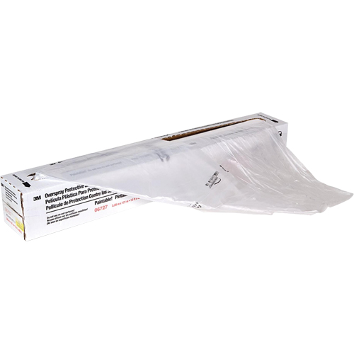 Overspray Protective Sheeting, 400' L x 12' W, Plastic OSI Industrial Sales